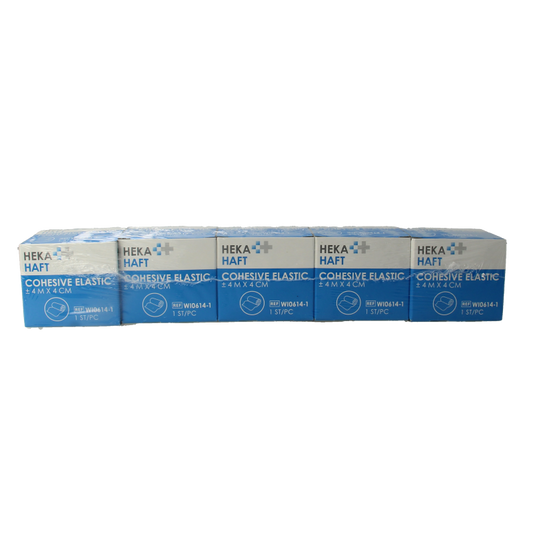 Hekahaft Cohesive windsel 4m x 4cm 5 Rol