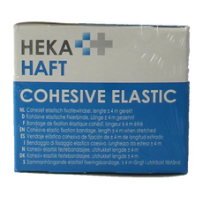 Hekahaft Cohesive windsel 4m x 4cm 5.00 Rol