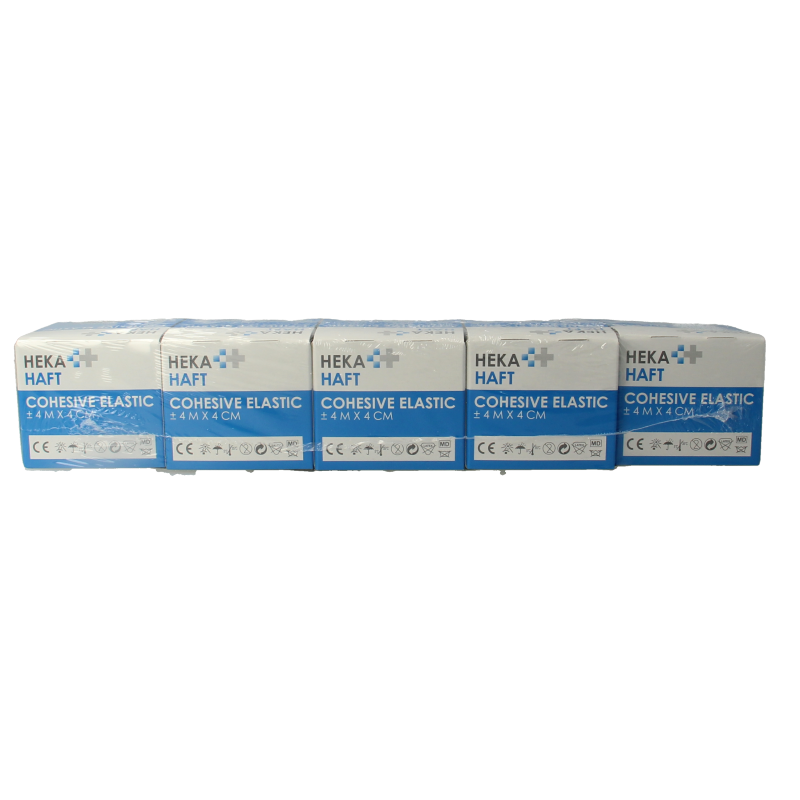 Hekahaft Cohesive windsel 4m x 4cm 5 Rol