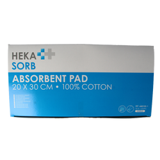 Hekasorb Absorberend verband 20x30 steriel 10 Stuks