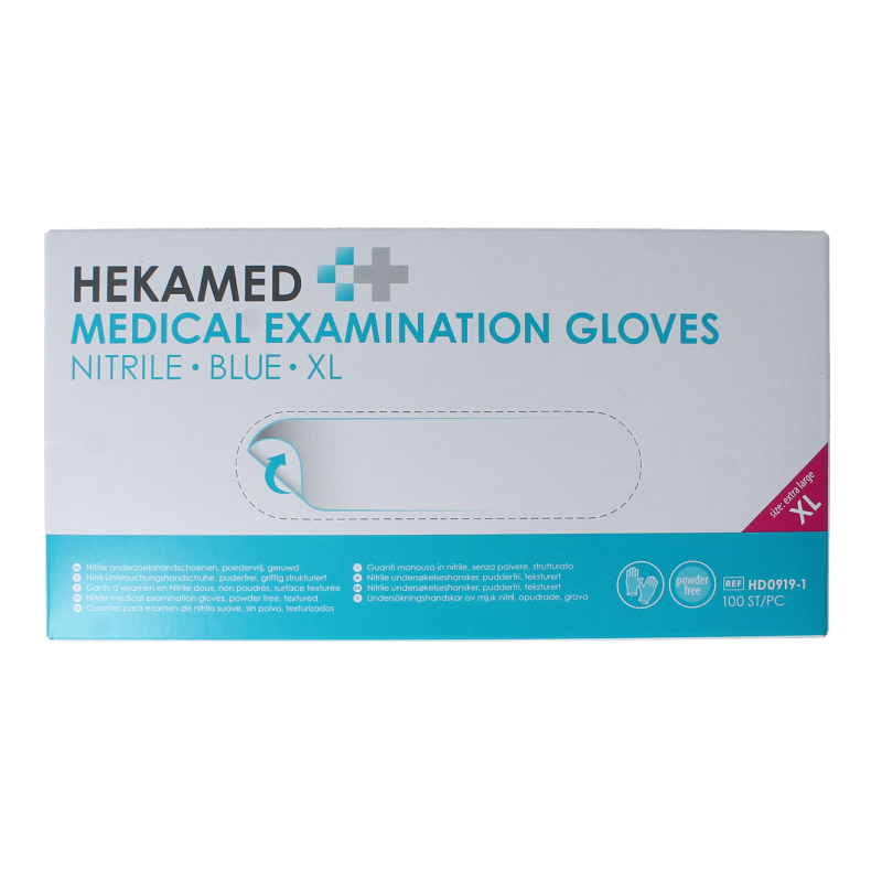 Heka Handschoenen soft nitrile XL 100 Stuks