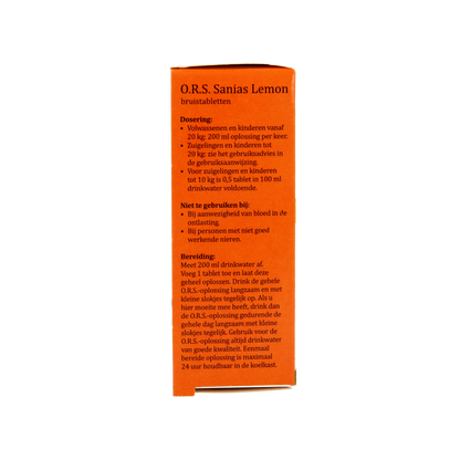 Sanias ORS lemon bruistablet 6.00 Stuks