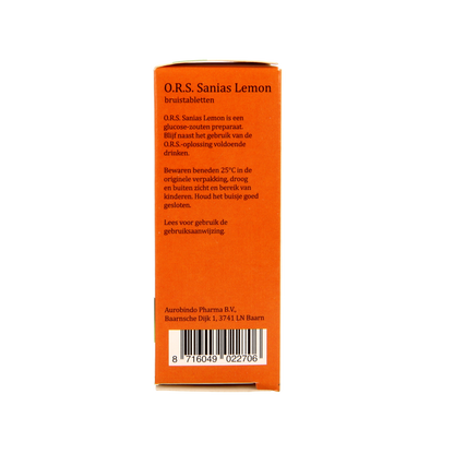Sanias ORS lemon bruistablet 6.00 Stuks