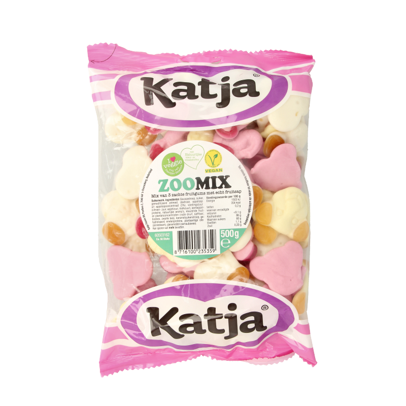 Katja Zoo mix zakje 500 Gram