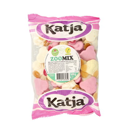 Katja Zoo mix zakje 500.00 Gram