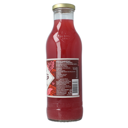 Schulp Appel & cranberrysap 750.00 Milliliter