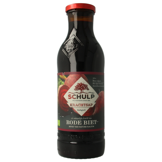 Schulp Krachtsap rode bietensap puur bio 750.00 Milliliter