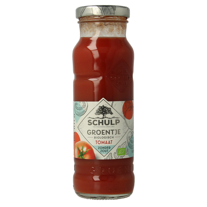 Schulp Groentje tomatensap bio 200.00 Milliliter