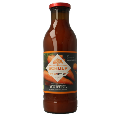 Schulp Krachtsap wortelsap puur bio 750.00 Milliliter