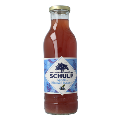 Schulp Appel & blauwe bessensap 750.00 Milliliter