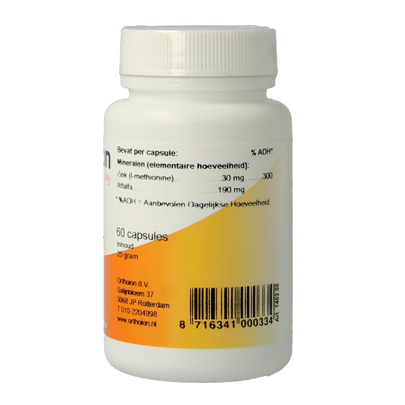Ortholon Zink 30mg 60 Tabletten