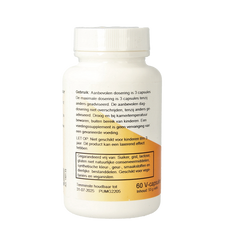 Ortholon Magnesium citraat 60.00 Vegetarische capsules