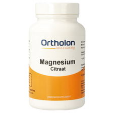 Ortholon Magnesium citraat 120.00 Vegetarische capsules