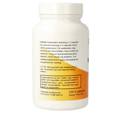 Ortholon Magnesium citraat 120.00 Vegetarische capsules