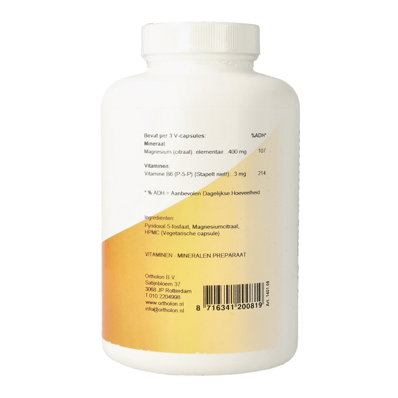 Ortholon Magnesium citraat 240 Vegetarische capsules