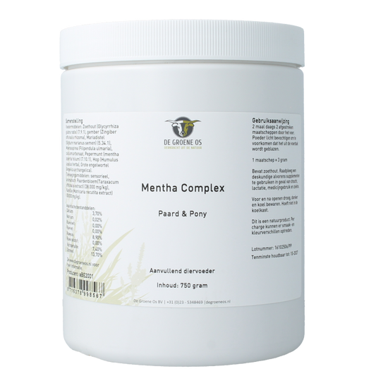 Groene Os Mentha complex paard/pony 750 Gram
