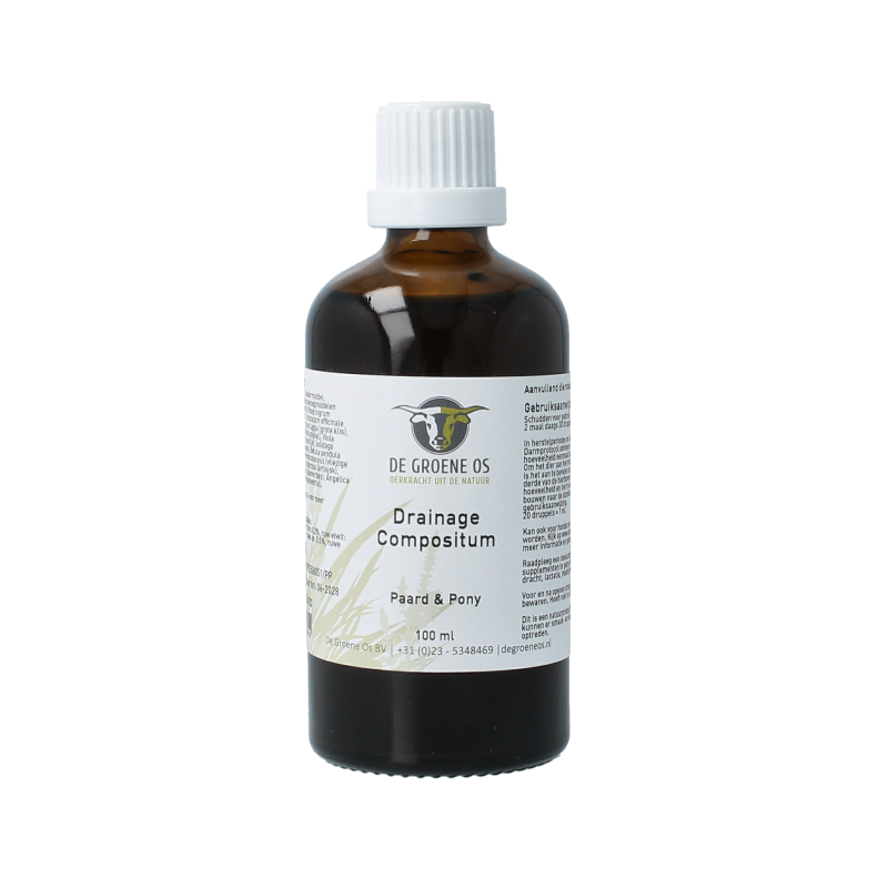 Groene Os Drainage compositum paard/pony 100 Milliliter