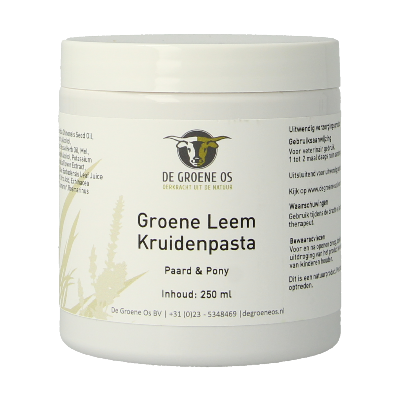 Groene Os Groene leem kruidenpasta 250 Milliliter