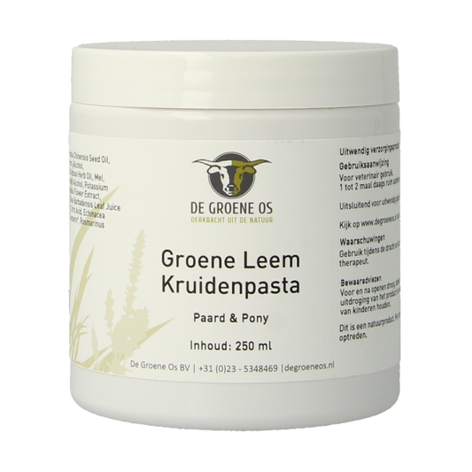 Groene Os Groene leem kruidenpasta 250 Milliliter