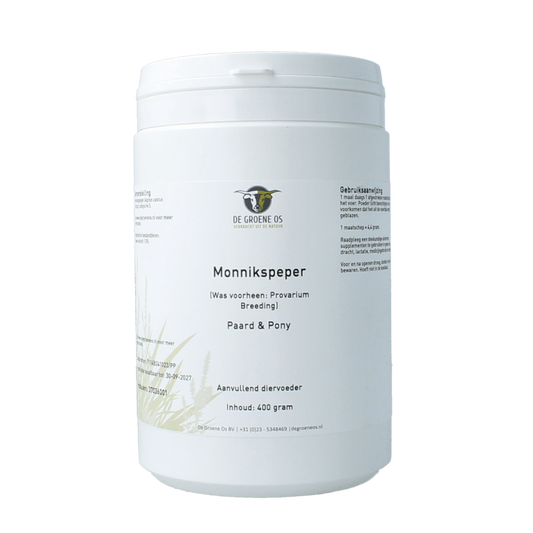 De Groene Os Monnikspeper paard & pony 400 Gram