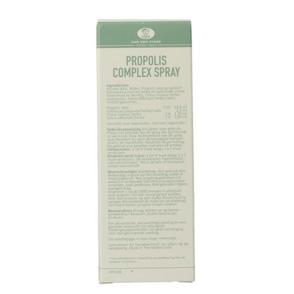 van der Pigge Propolis complex spray 30.00 Milliliter