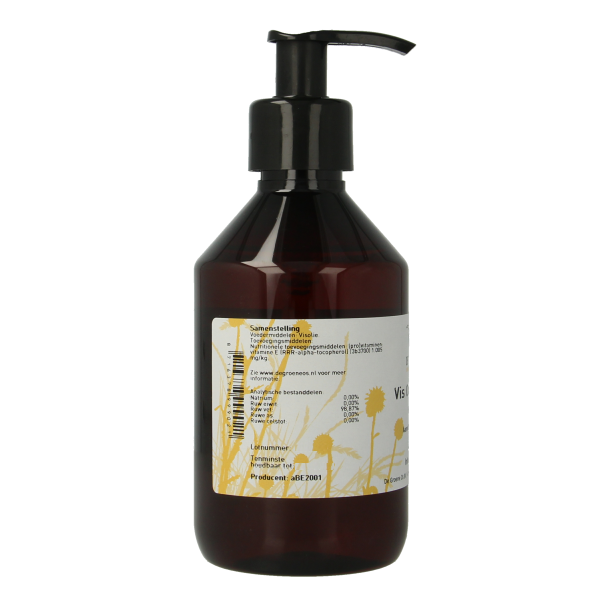 Groene Os Vis omega hond/kat 250.00 Milliliter