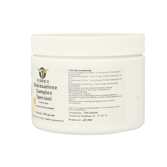Groene Os Glucosamine complex speciaal hond/kat 250.00 Gram