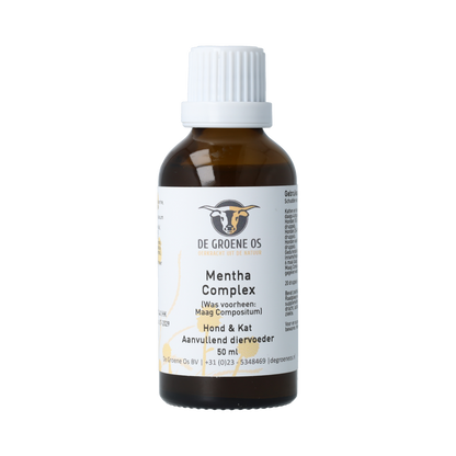 Groene Os Menta complex hond/kat 50.00 Milliliter