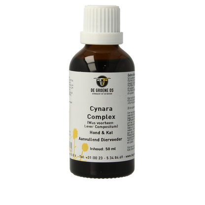 Groene Os Cynara complex hond/kat 50 Milliliter