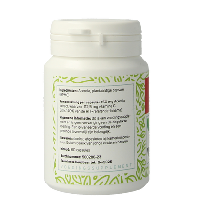 Biodream Vitamine C uit acerola 60.00 Capsules