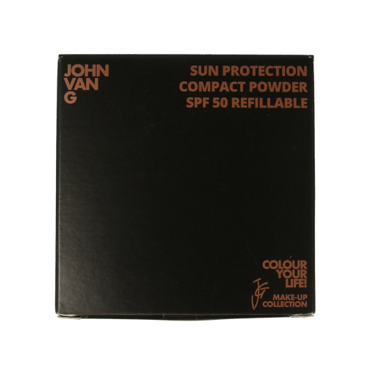 John van G Sun protection compact powder refillable 60 SPF50 1 Stuks