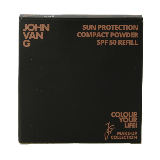 John van G Sun protection compact powder SPF50 refill 45 1 Stuks