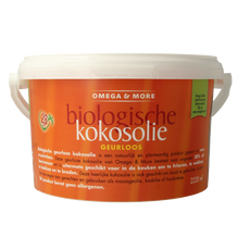 Omega & More Kokosolie geurloos bio 2 kg 2220.00 Milliliter