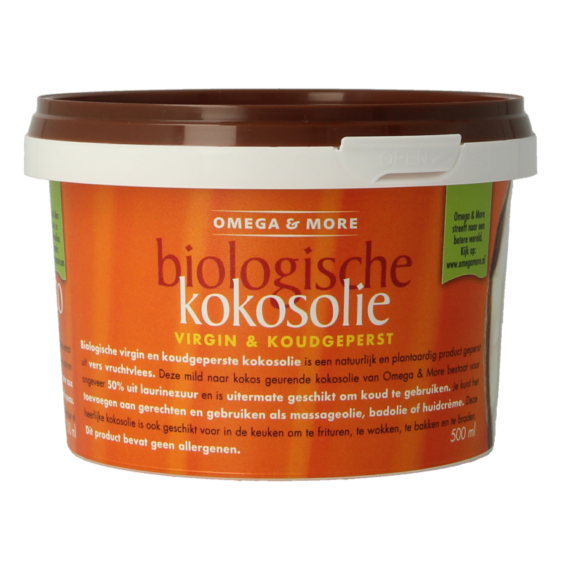 Omega & More Kokosolie extra virgin bio 500 Milliliter