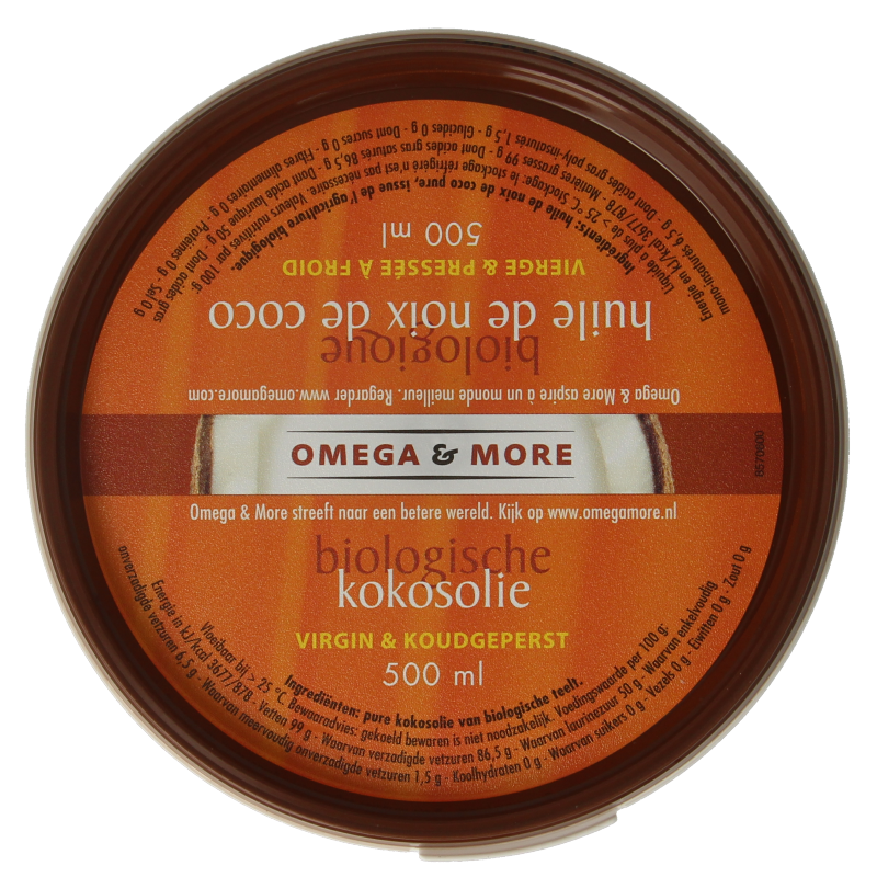 Omega & More Kokosolie extra virgin bio 500 Milliliter