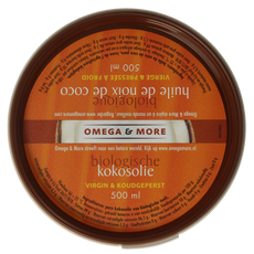 Omega & More Kokosolie extra virgin bio 500.00 Milliliter