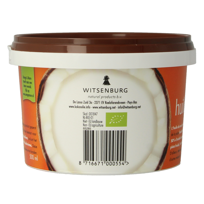 Omega & More Kokosolie extra virgin bio 500 Milliliter