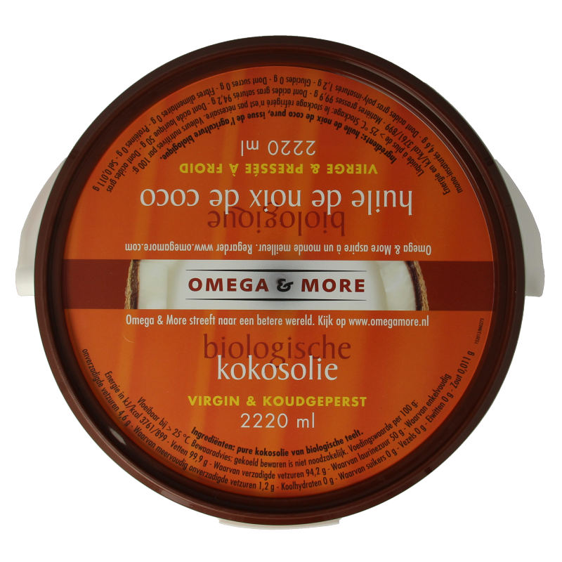 Omega & More Kokosolie extra virgin bio 2220 Milliliter