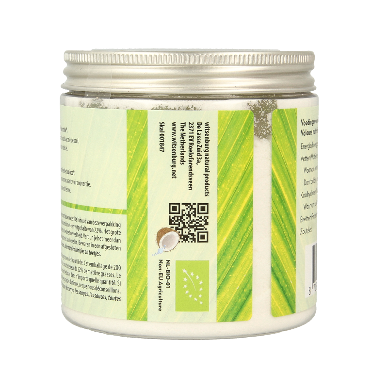 Omega & More Kokosmelk poeder vegan bio 200 Gram