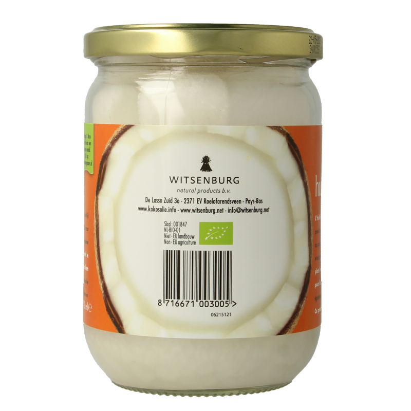 Omega & More Kokosolie extra virgin glas bio 500 Milliliter