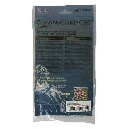 CLEAN-COMFORT Huishoudhandschoen geel maat XL 1.00 Paar