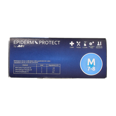 Epiderm Protect Nitriel onderzoekhandschoen poedervrij M blauw 100.00 Stuks