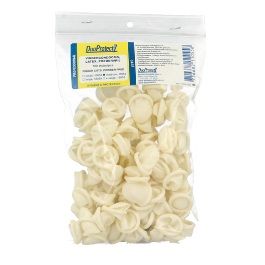 Duoprotect Vingercondoom maat M 100 Stuks