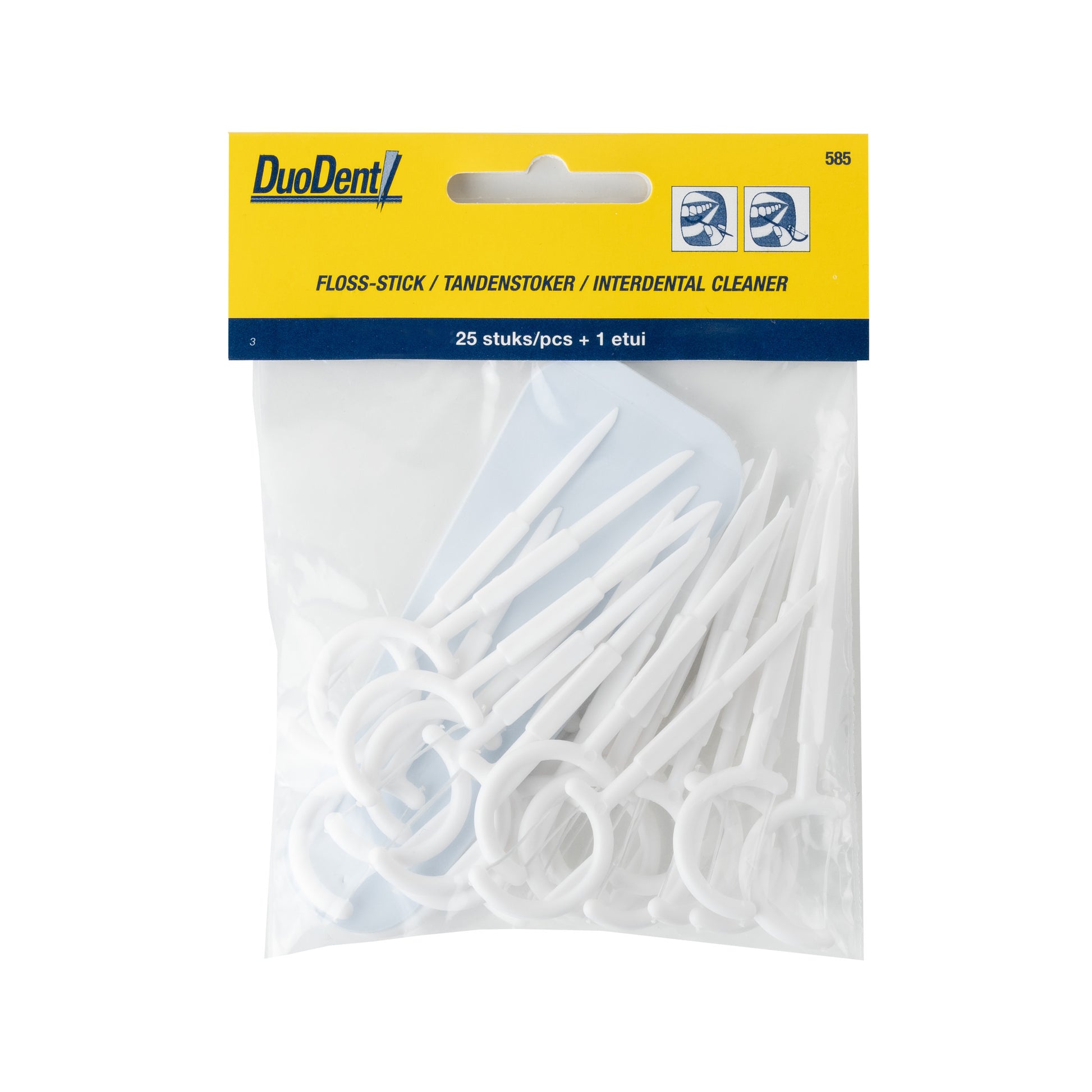 Duodent Floss stick/stoker 25 Stuks