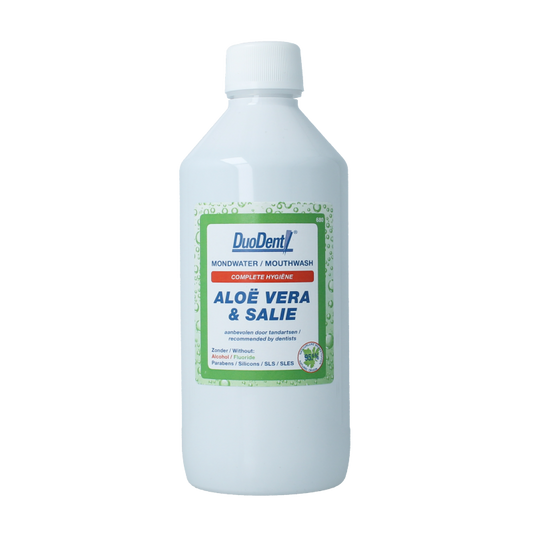 Duodent Mondwater aloe vera/salie 500 Milliliter