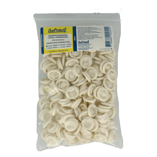 Duoprotect Vingercondoom maat S 200 Stuks
