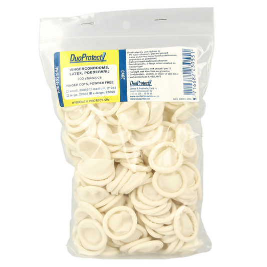 Duoprotect Vingercondoom maat XL 200 Stuks