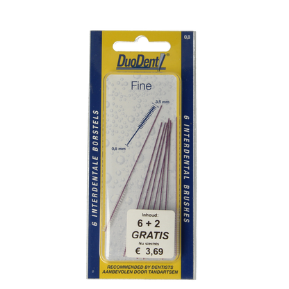 Duodent Interdentale borstels fine 8.00 Stuks