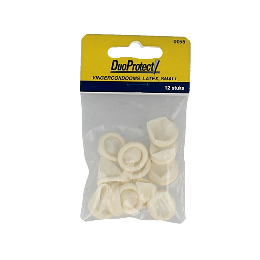 Duoprotect Vingercondoom maat S 12 Stuks