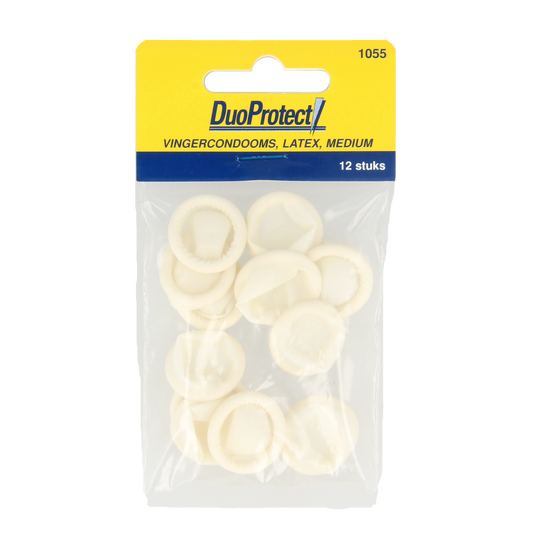 Duoprotect Vingercondoom maat M 12.00 Stuks